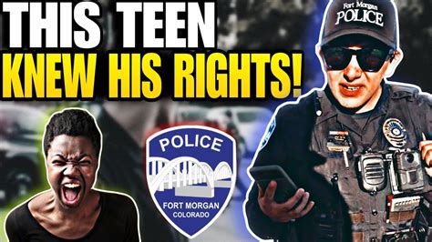 Fearless Teen Owns Cop Id Refusal Youtube