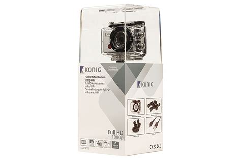 KONIG CSACW100 Full HD Action Camera 1080p Waterproof WiFi