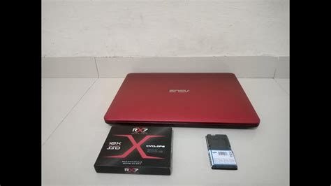 Riview Laptop Asus X441b L Cara Upgrade Ram Dan Ssd Youtube