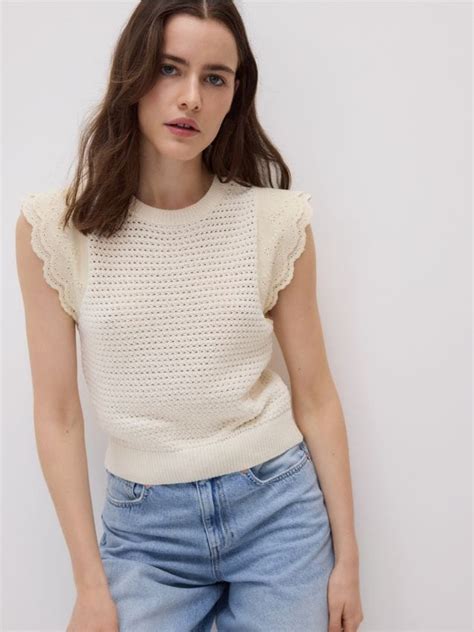 Pleteni Top Od Pamuka Boja Nude Reserved Fw X