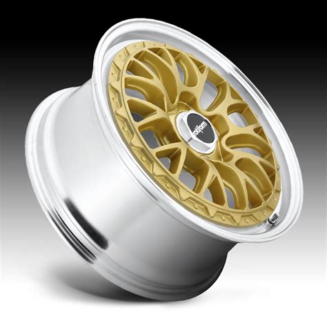 Rotiform Lsr R156 Gold Custom Wheels Rims Lsr R156 Rotiform Cast