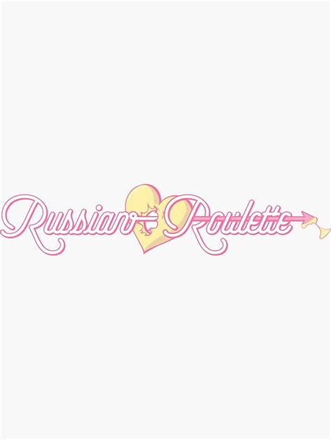 Red Velvet Russian Roulette Logo Sticker For Sale By Brightcove