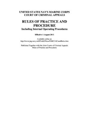 Fillable Online Rules Of Practice And Procedure Caaflog Fax Email