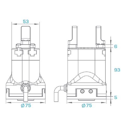 0 5 kg Tragfähigkeit Roboterarmgreifer mit IP54 Schutz für industrielle