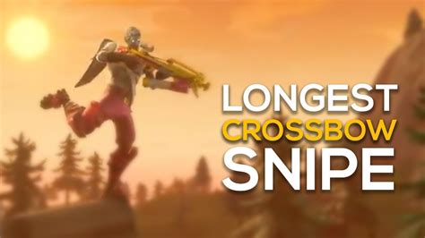 Longest Confirmed Crossbow Snipe World Record Fortnite Battle