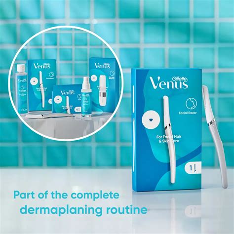 Gillette Venus Facial Dermaplaning Razor Refills Shop Razors And Blades