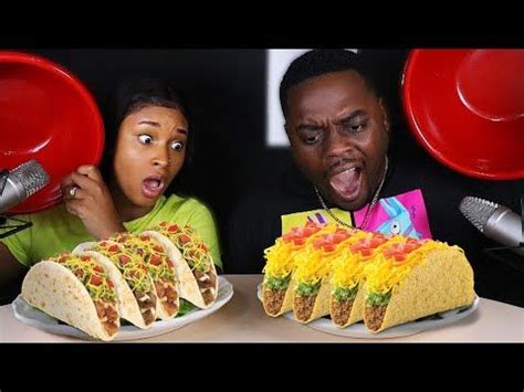 Delicious Taco Crunchiness ASMR Food Challenge