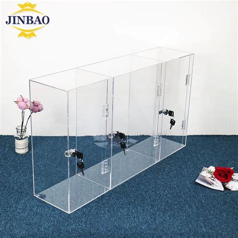 Jinbao China Factory Custom Transparent Clear Display Acrylic Box With