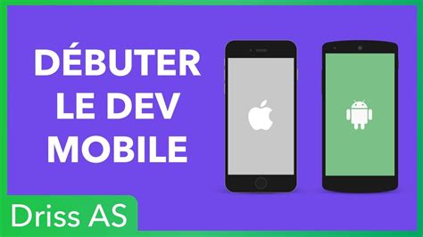 Apprendre le développement mobile ma méthode YouTube