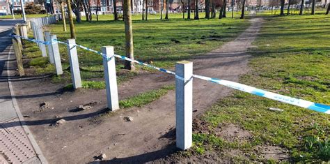 Police Tape Off Park Area After Incident In Bridlington Bridlington Echo