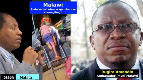 Rugira Amandin Uhagarariye U Rwanda Muri Malawi Arigamba Kuba Ariwe