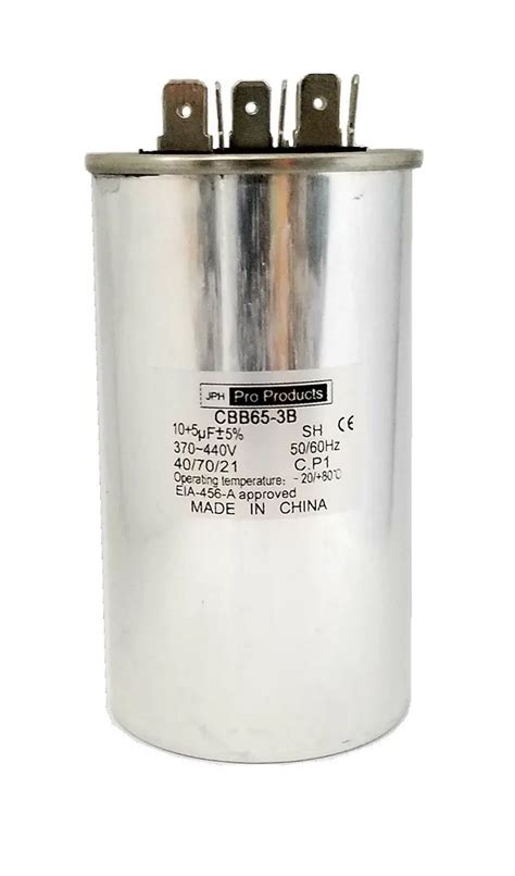 70 MFD Dual Round Run Capacitor 370 Or 440 VAC The HVAC 41 OFF