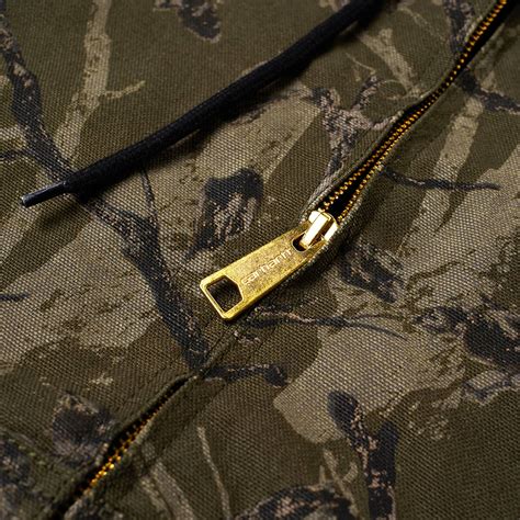 Carhartt Wip Active Jacket Camo Tree And Green End