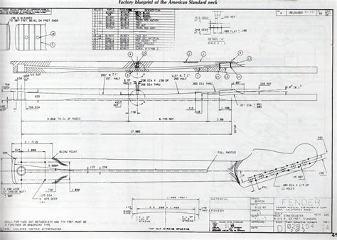 Electric Guitar Setup Specs