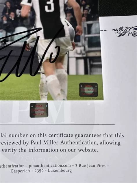 Cristiano Ronaldo Real Madrid Cf Rare Hand Signed Photo Autograph X