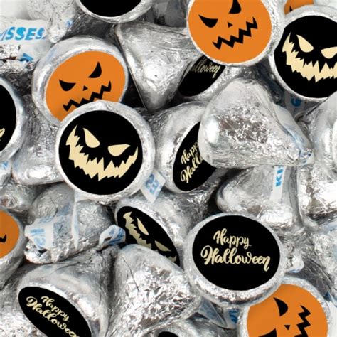 300 Pcs Halloween Party Candy Chocolate Hersheys Kisses 3lb Scary