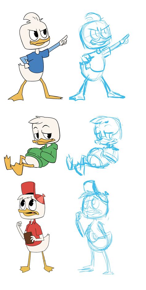 Ducktales Huey Dewey And Louie By Lyricabelachium On Deviantart