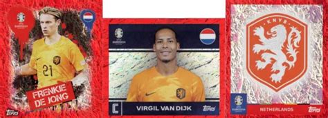 Topps Euro Sticker Swiss Edition All Niederlande Eur