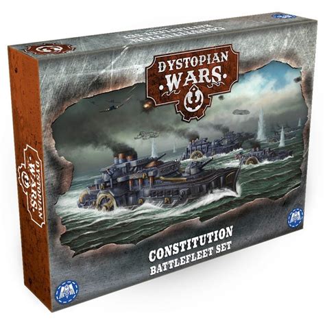 Dystopian Wars Constitution Battlefleet Set Valhalla Hobby