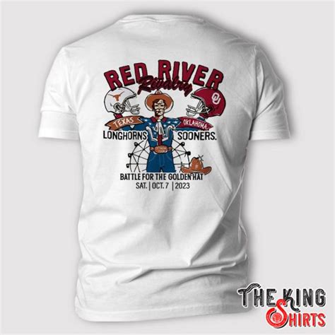 Texas Longhorns Vs Oklahoma Sooners Red River Rivalry T Shirt