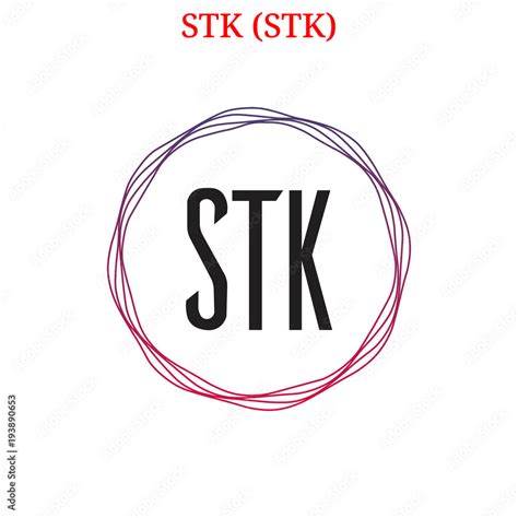 Vector STK (STK) logo Stock Vector | Adobe Stock