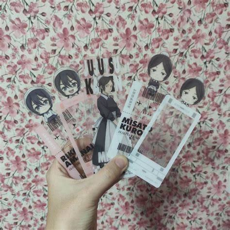 Riko Kuroi Clear Bookmarks Set Of 5 Jujutsu Kaisen Official Merch Japan