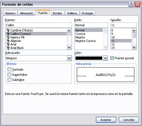 Formato De Celdas Fuente Formatos De Celdas Excel Intermedio