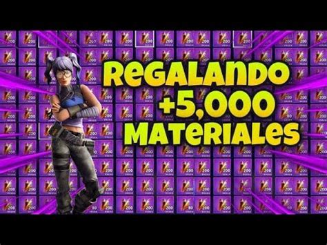 Regalando Armas Y Mas Materiales Y Trampas Fortnite Salvar