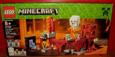 2015 Minecraft THE NETHER FORTRESS 21122 Zombie Pigman GHAST FIGURE New