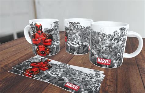 Caneca Personalizada Marvel Deadpool Guria Criativa Canecas