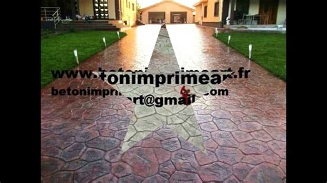 Beton Imprime Bey France Betonimprimeart Fr Youtube Youtube