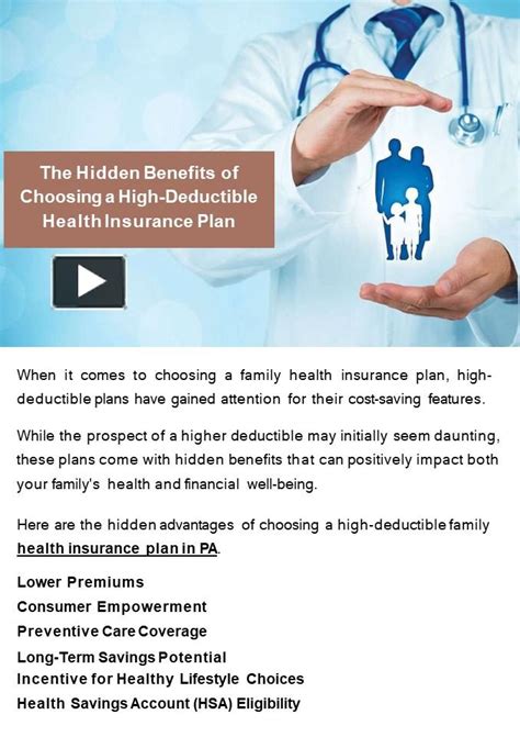 Ppt The Hidden Benefits Of Choosing A High Deductible Health Insurance Plan Powerpoint