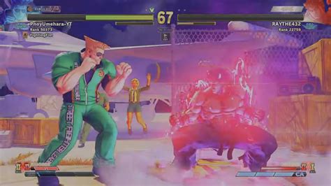 Guile VS Kage RAYTHE432 Street Fighter V Champion Edition YouTube