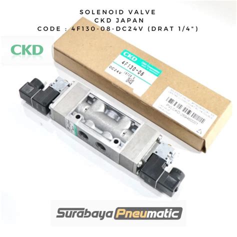 Jual Ckd Japan F Dc V Drat Solenoid Valve Double Coil