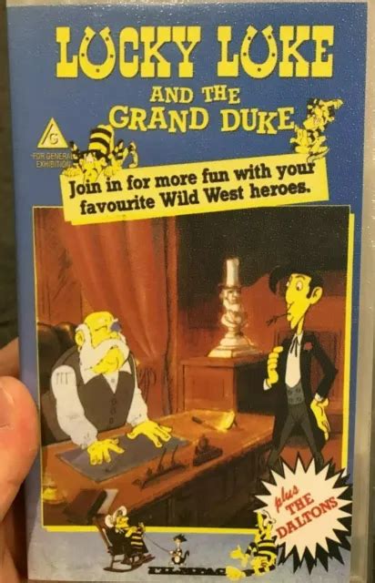 Lucky Luke And The Grand Duke Vhs Video Tape Classic Cartoon