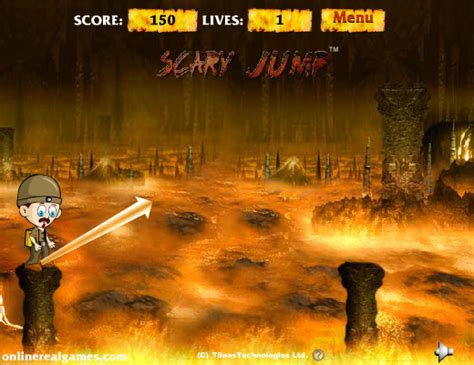 Scary Jump - Play Online on Flash Museum 🕹️