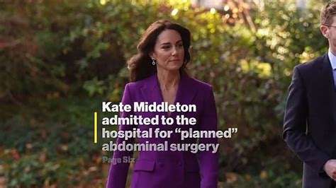 Kate Middleton Undergoes Abdominal Surgery Will Remain Hospitalized