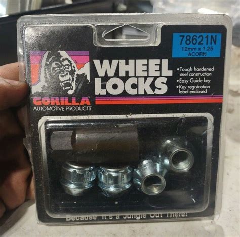 Gorilla N Acorn Open End Chrome Wheel Locks Mm X Thread