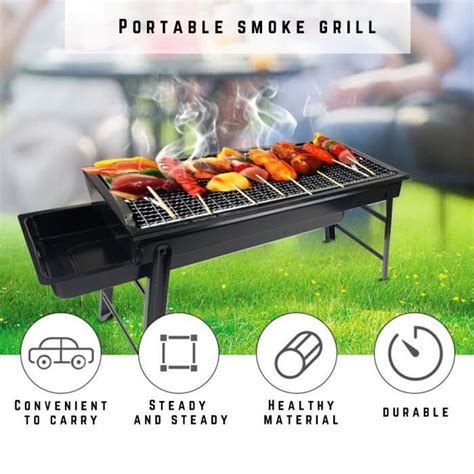 Barbecue Charbon Pliable Portable Grill Outdoor Jardin Bbq Table Pique