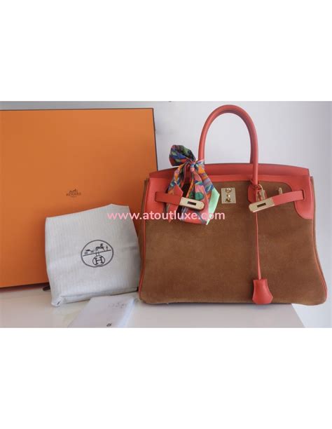 Sac Hermes Birkin 35 Grizzly