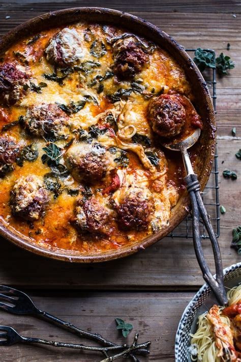 Simple Baked Italian Oregano Meatballs |Half Baked Harvest