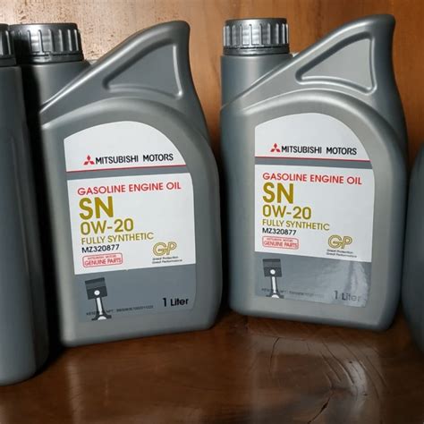 Jual Oli Mitsubishi 0W 20 SN Fully Synthetic 1L MZ320877 Original