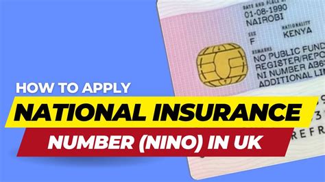 How To Apply For National Insurance Number Nino In Uksuburbspirits Ninumber