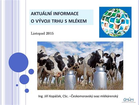 Aktu Ln Informace O V Voji Trhu S Ml Kem Pdf Sta En Zdarma