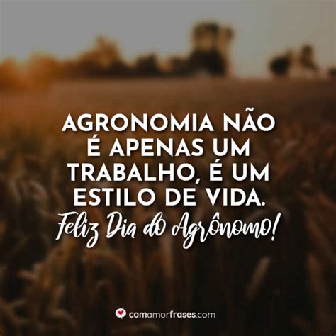 Agronomia N O Apenas Um Trabalho Um Estilo De Vida Feliz Dia Do