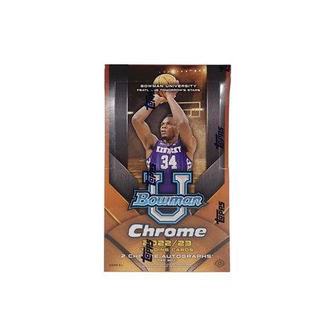 2022 23 Bowman University Chrome Basketball Hobby Box2022 23 Bowman