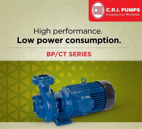 CRI 5hp 3 Phase Centrifugal Monoblock Pump Model Name Number BP538 At