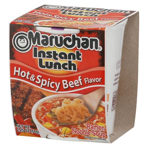 Maruchan Instant Lunch Hot Spicy Beef Flavor Ramen Noodle Soup Oz Shipt