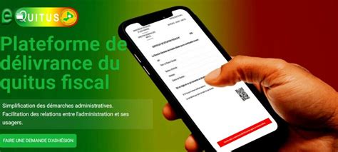 e Quitus Délivrance du quitus fiscal digitalisée depuis le 1er août