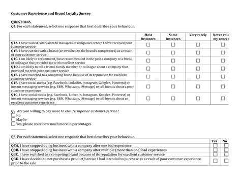 Customer Experience Survey | Enhance Brand Loyalty with Exceptional Service